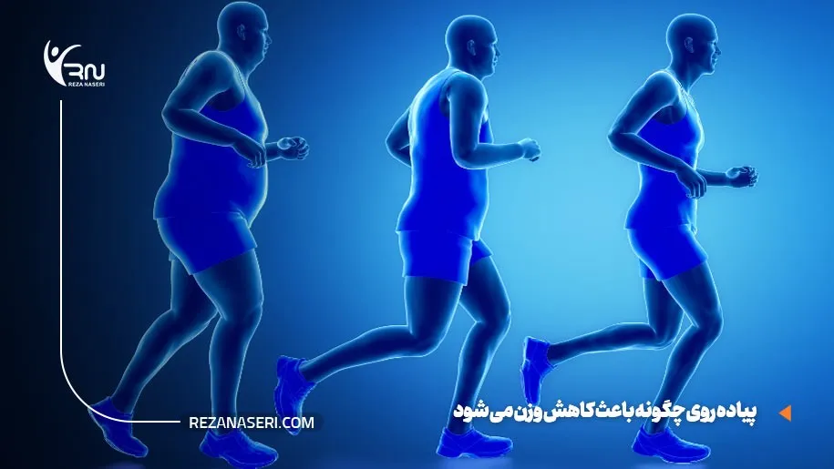 تاثیر پیاده روی در لاغری