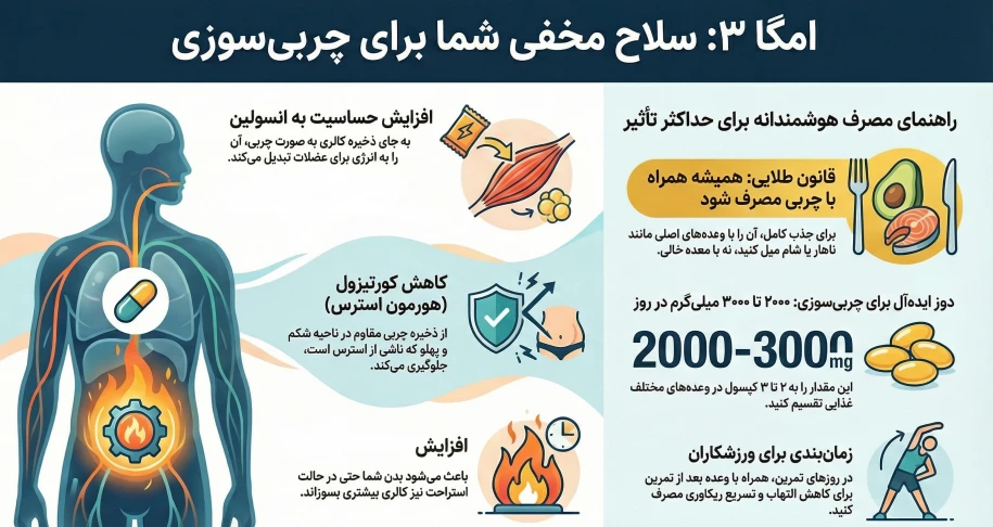 امگا 3 برای لاغری