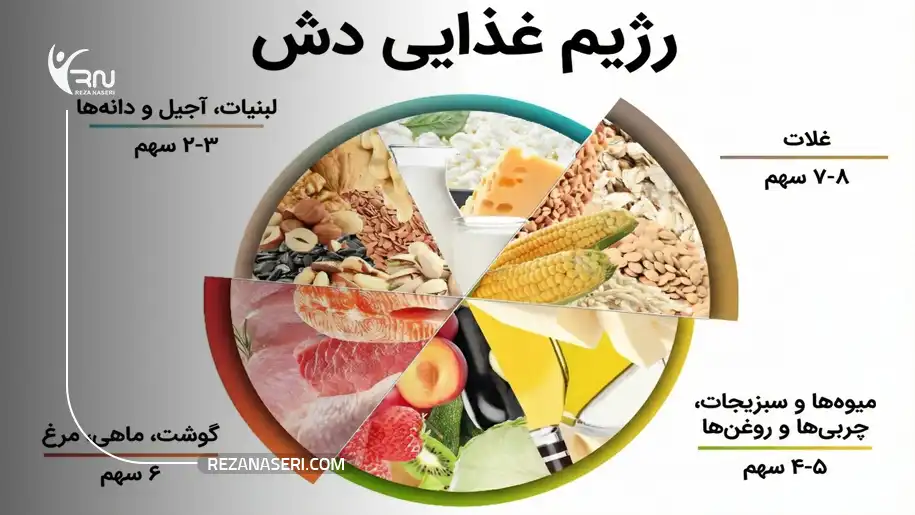 رژیم غذایی دش