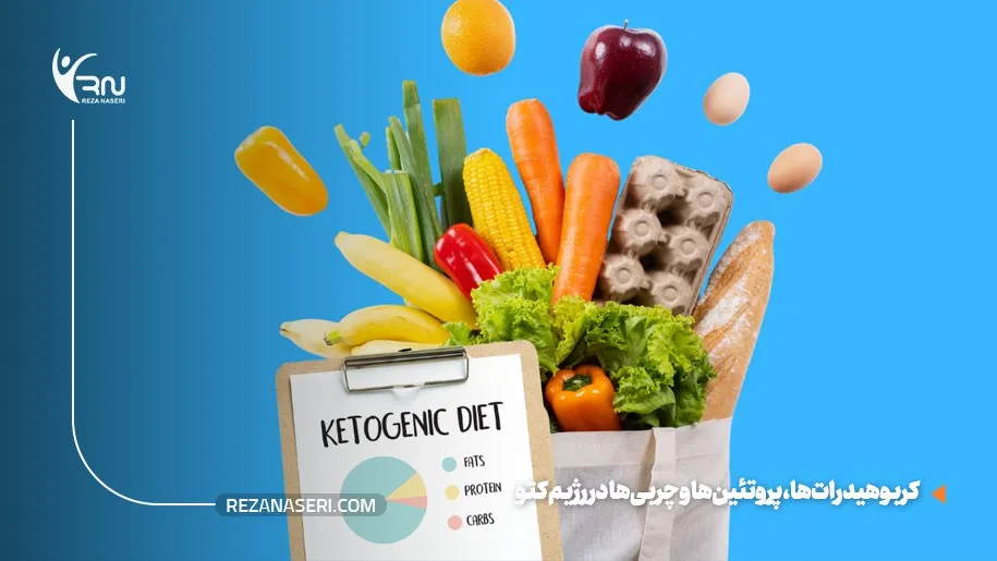 نقش کربوهیدراتها، پروتئینها و چربیها در رژیم کتوژنیک