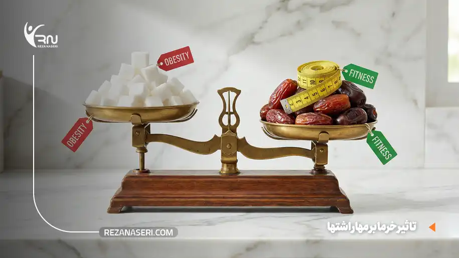 تاثیر خرما بر مهار اشتها و لاغری